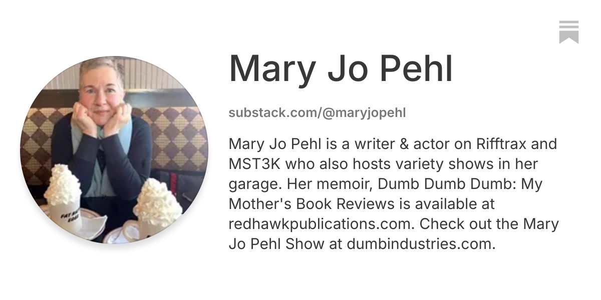 Mary Jo Pehl | Substack