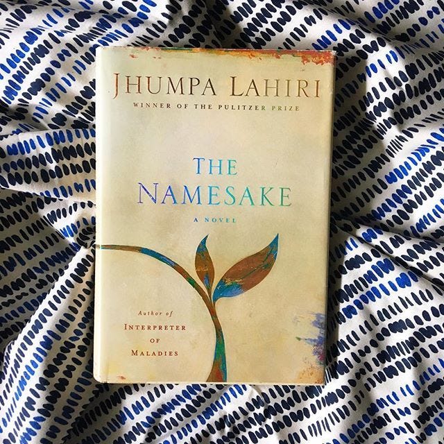 THE NAMESAKE by Jhumpa Lahiri lingered on my backlist for far too long.  Finally I bit the bullet and pulled Lahiri&#39;s debut novel off my shelf and  began to read.…
