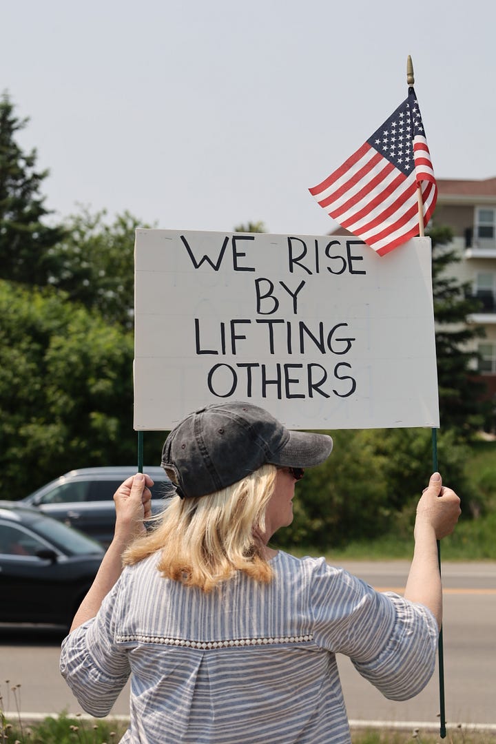 Protest signs