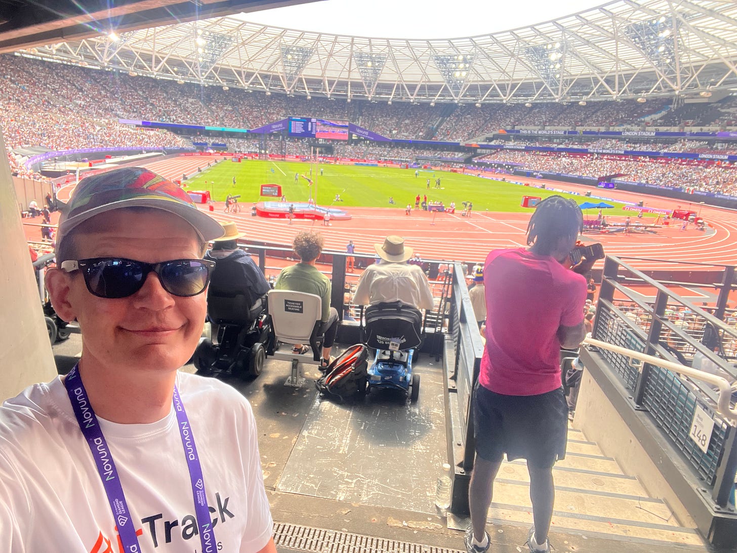 Sacha at the London Stadium