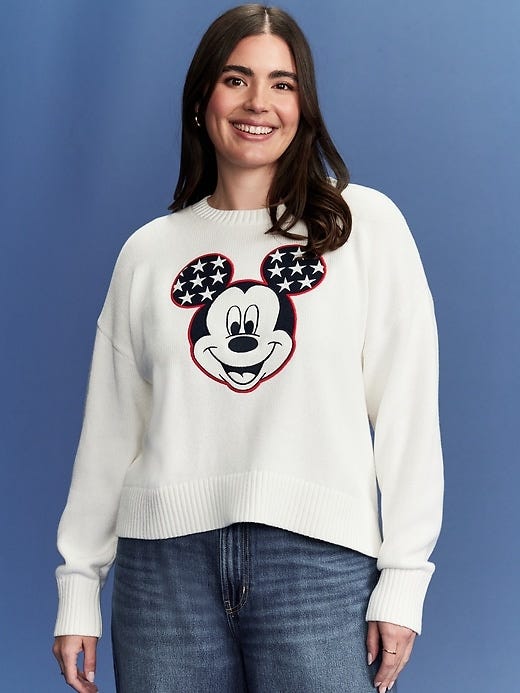Image number 4 showing, Old Navy x Disney© Mickey Mouse Graphic Sweater Image number 4 showing, Old Navy x Disney© Mickey Mouse Graphic Sweater