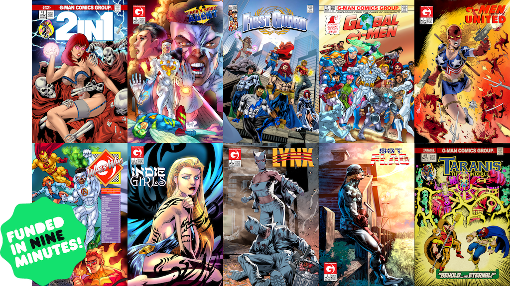 Project image for G-MAN COMICS: A NEW DAWN