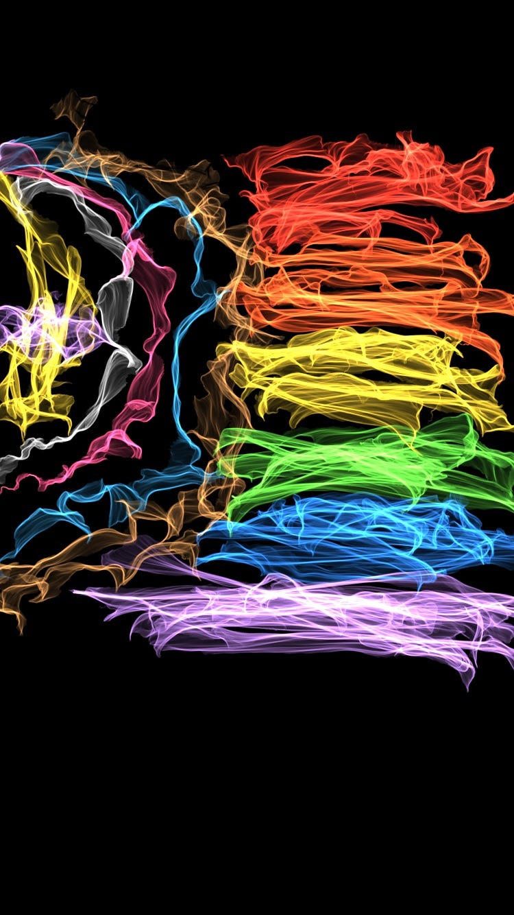 A digital drawing, by Jessi Parrott, of the Intersex-Inclusive Progress Pride Flag. A digital drawing, by Jessi Parrott, of the Intersex-Inclusive Progress Pride Flag.