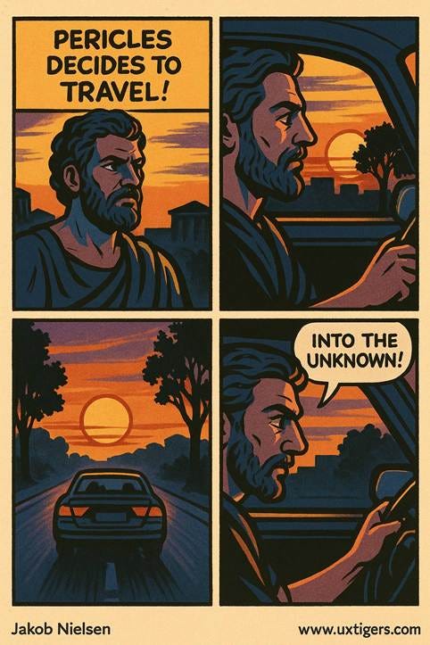 A comic page of a person

AI-generated content may be incorrect.