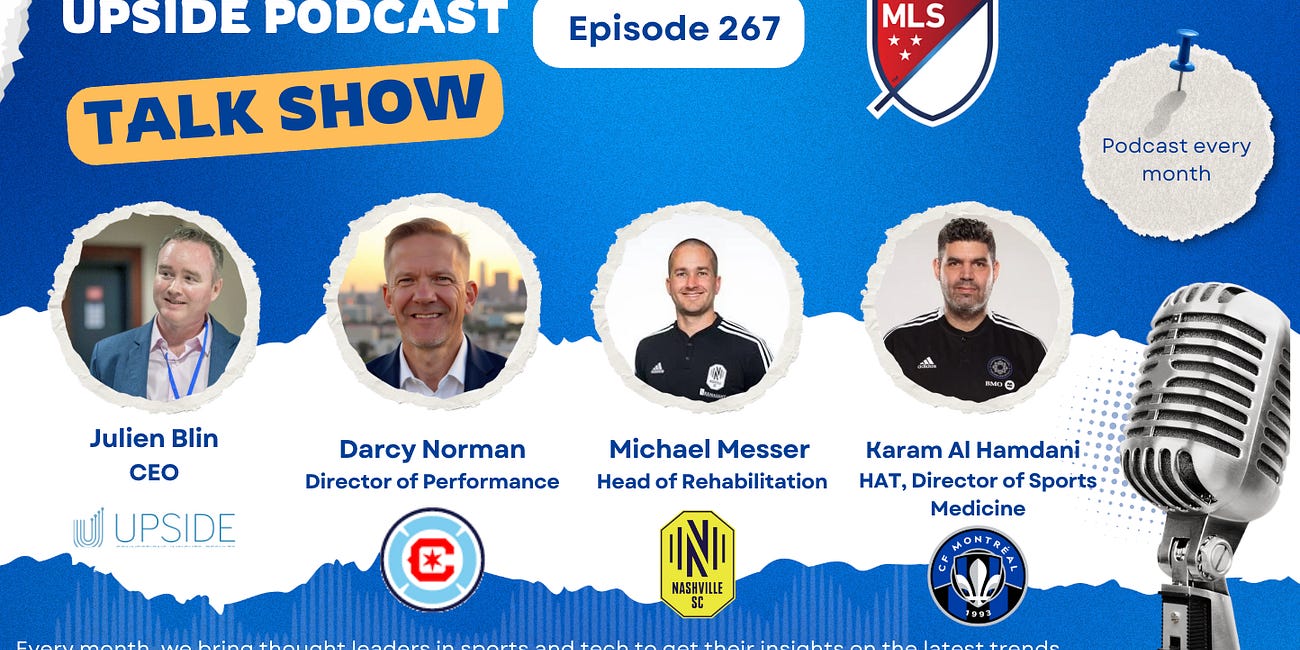 🔥Upside MLS Video Chat with Mike Messer (Nashville SC), Darcy Norman (Chicago Fire FC), Karam Al-Hamdani (CF Montreal) On Innovations Needed in the MLS, Recovery Modalities, AI Tools, Apple TV Deal.