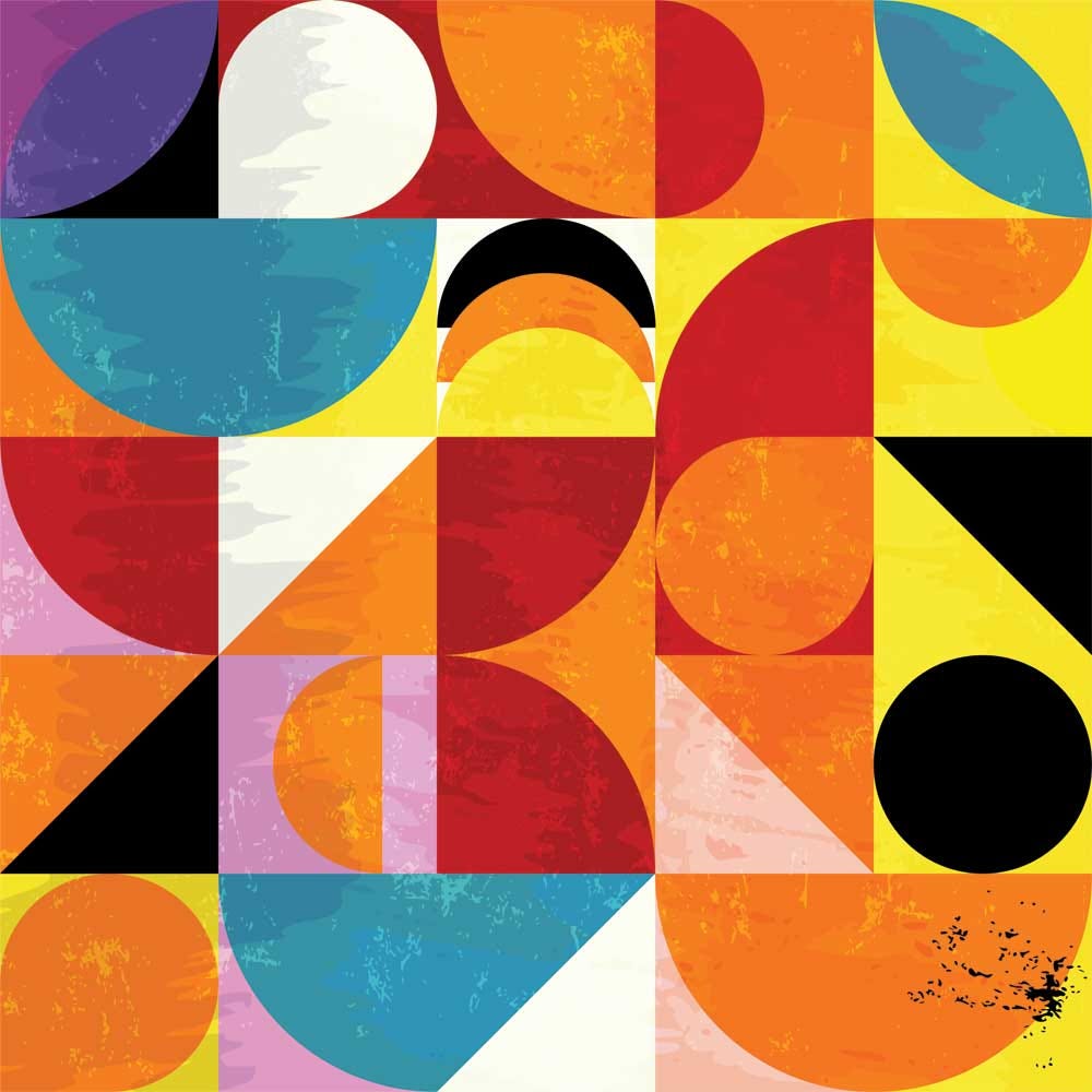 Geometric Abstraction - Untitled (#AA_GABST_20) - GingerWhite