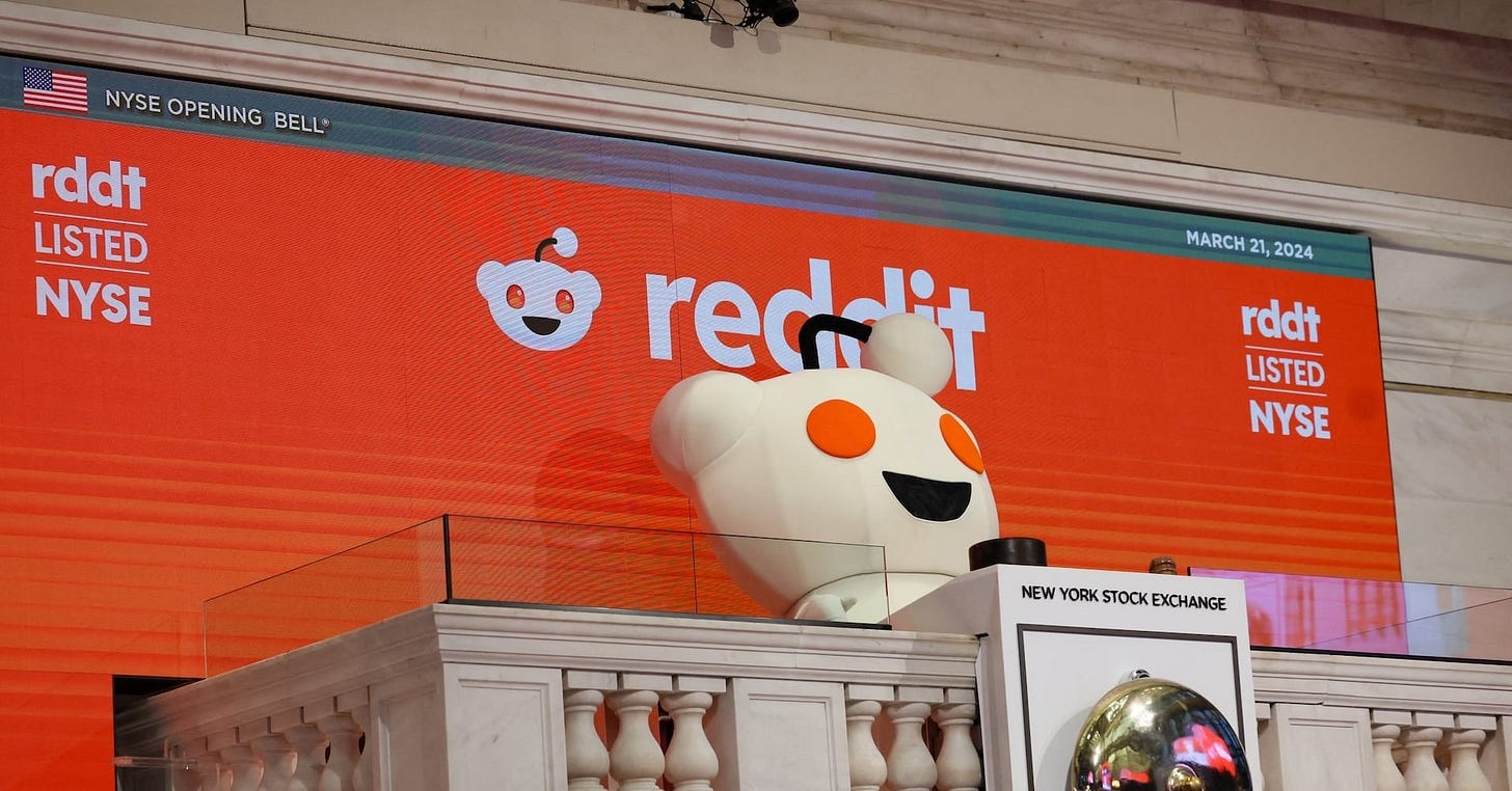 Reddit shares indicated to open up to 53% above IPO price : r/technology Reddit shares indicated to open up to 53% above IPO price : r/technology