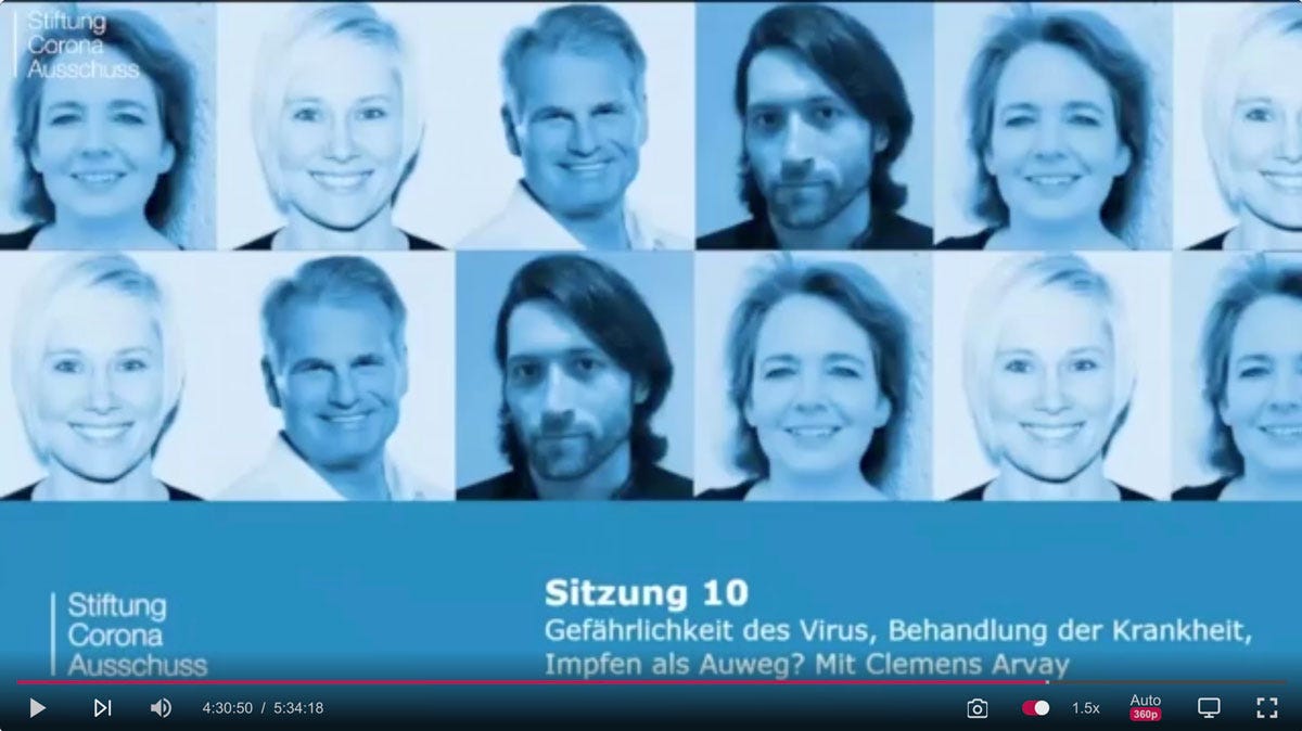Corona Investigative Committee/Stiftung Corona Ausschuss, Session 10 Rebroadcast: Clemens Arvay Corona Investigative Committee/Stiftung Corona Ausschuss, Session 10 Rebroadcast: Clemens Arvay