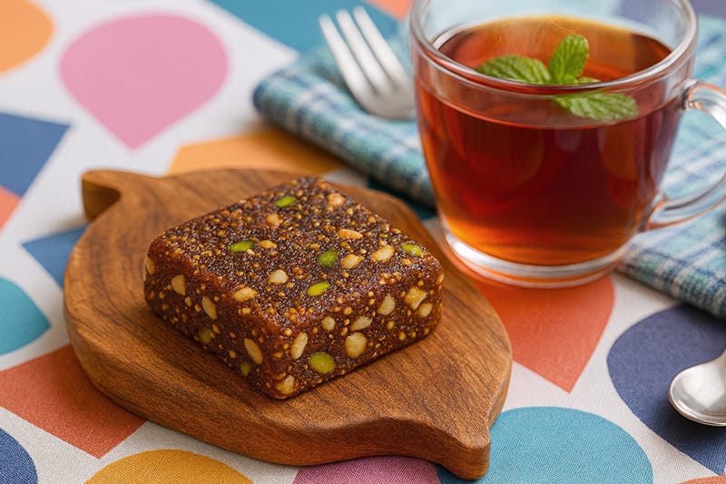 Batoane cu smochine, fistic și migdale