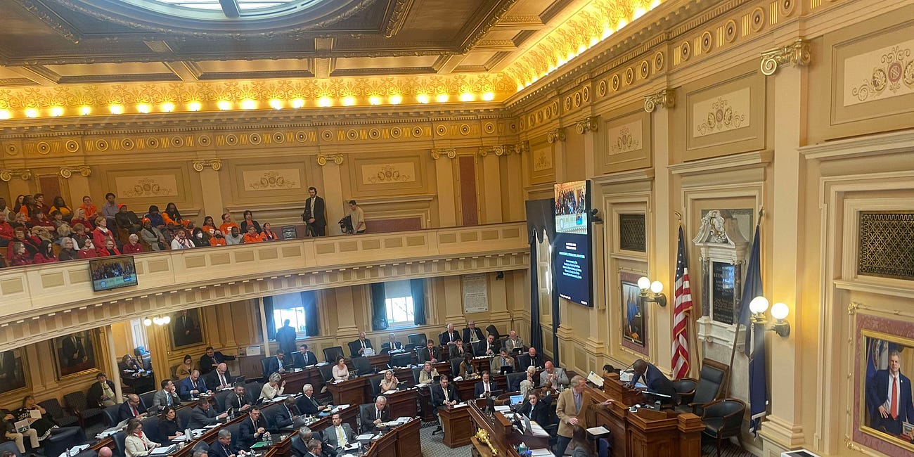 Virginia House advances constitutional amendment for right to reproductive freedom