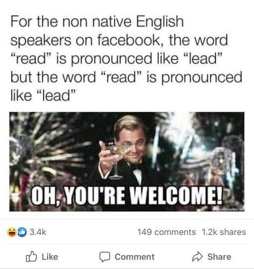 Homographs with different pronunciations based on meaning. When to teach  context-based word recognition to kids : Second Language Strategies