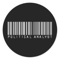 political analyst sticker