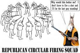 The United States - Larry Hogan decries 'circular firing squad' within GOP  [Video and Article] [Issues: Circular Firing Squad, The Big Lie, Donald  Trump] Quote: Maryland Gov. Larry Hogan said Sunday the
