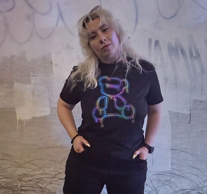 Ossiana in a Brooklyn warehouse