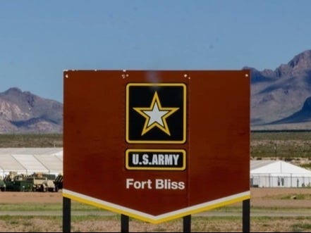 The ICE Detention Center at Fort Bliss would consist of "soft-sided structures" like those seen here at its Doña Ana Training Complex. The ICE Detention Center at Fort Bliss would consist of "soft-sided structures" like those seen here at its Doña Ana Training Complex.