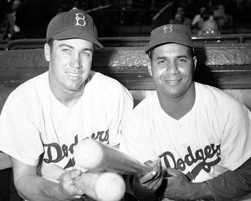 Duke Snider Roy Campanella 1955 Most Valuable Player