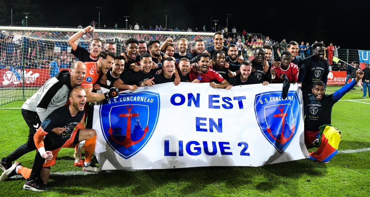 Concarneau : la ville en feu après la montée en Ligue 2