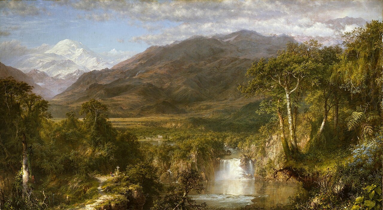 Heart of the Andes, Frederic Edwin Church, 1859 Heart of the Andes, Frederic Edwin Church, 1859