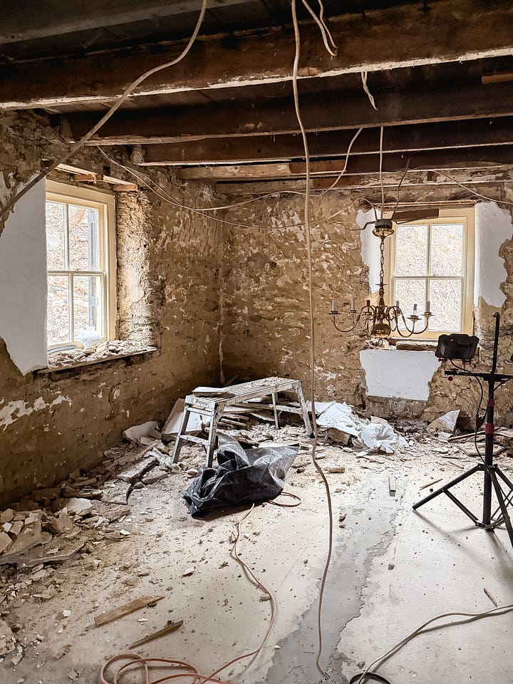 Restoration and renovation of interior of historic home in West Chester Pennsylvania