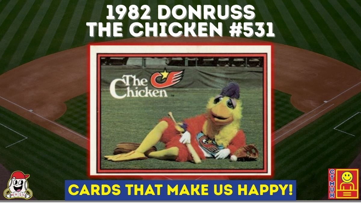 ⚾ 1982 Donruss The Chicken #531 ⚾ CTMUH No. 16