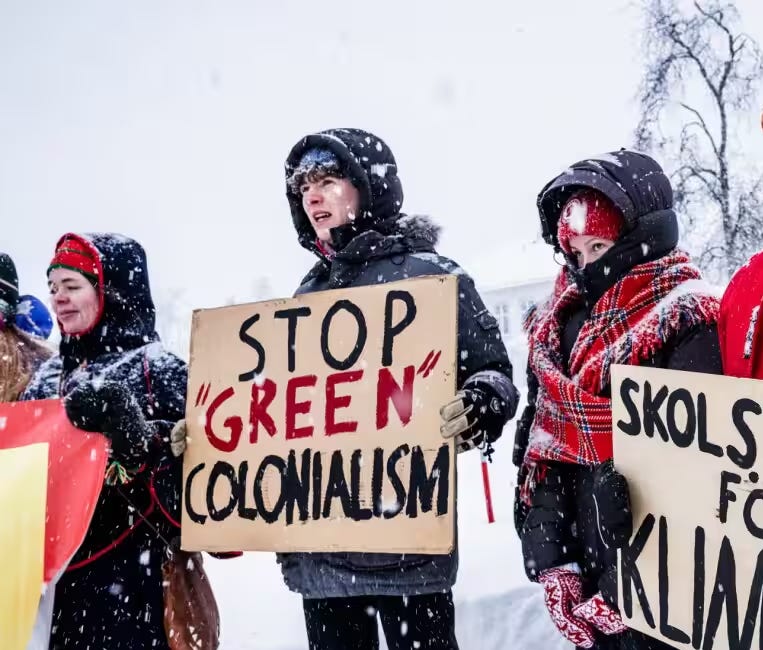 Indigenous European Land Defenders resist "Green Colonialism" and geoengineering over their ancestral lands
