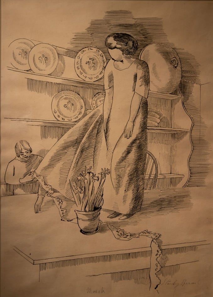 Month of March: Fitting Dress on Table