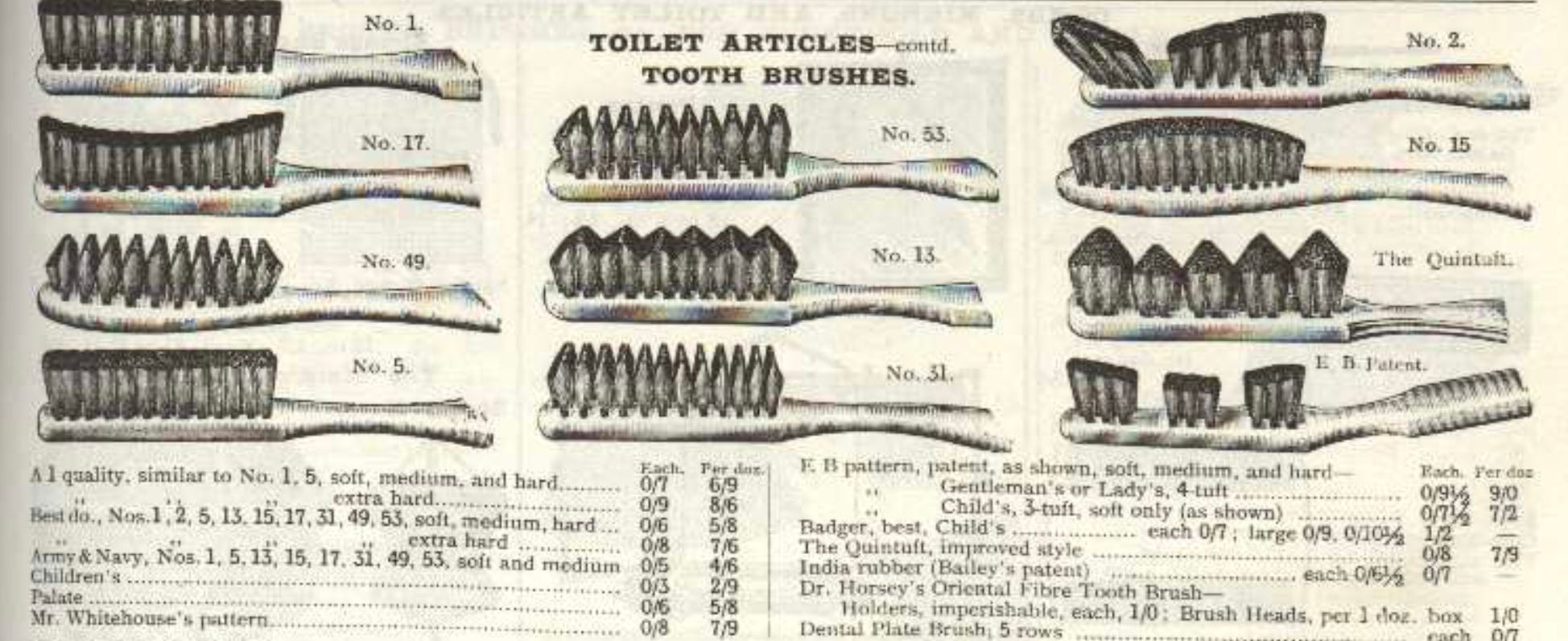 A history of… the toothbrush - by Paul Lenz - Histories