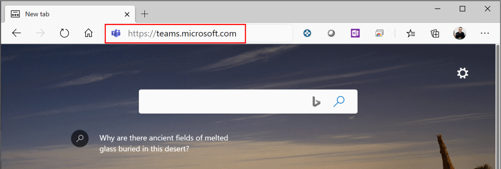 Lapplicazione web di Microsoft Teams Lapplicazione web di Microsoft Teams