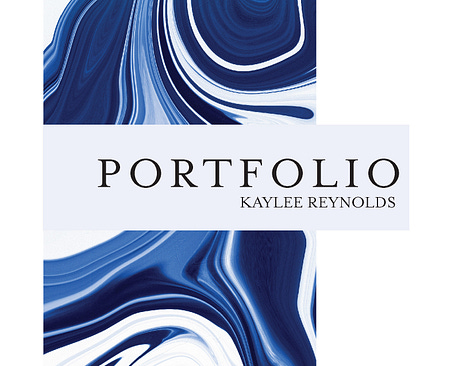 A student portfolio from an earlier semester