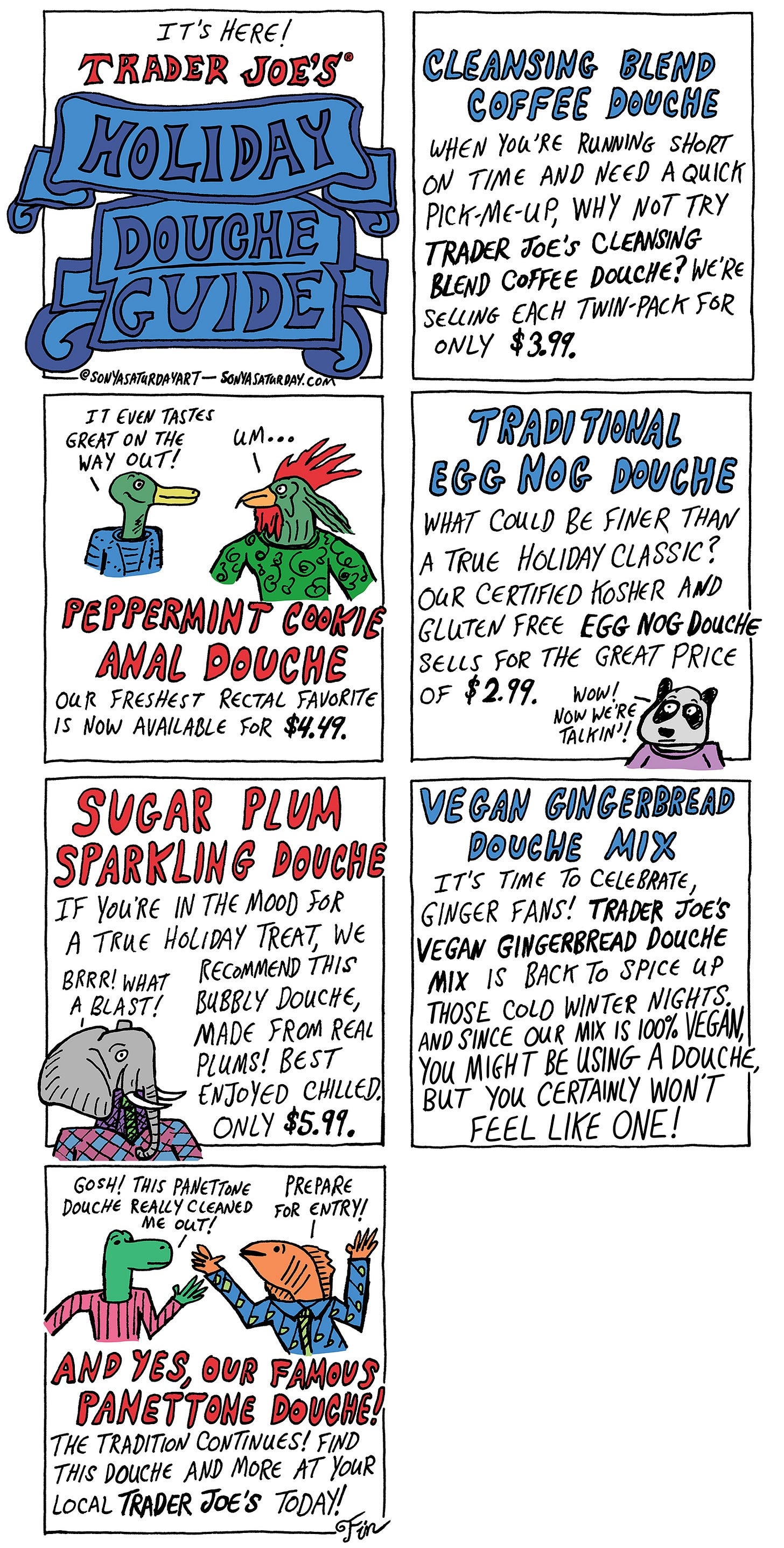 Trader Joe's Holiday Douche Guide