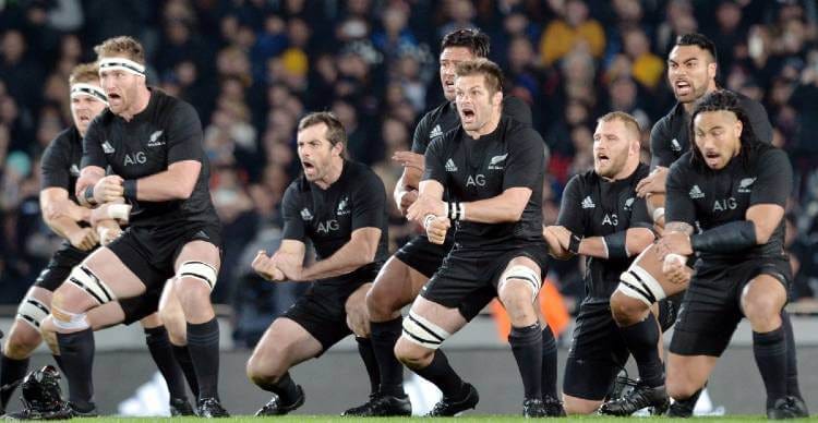 Haka des All Blacks Néo-Zélandais