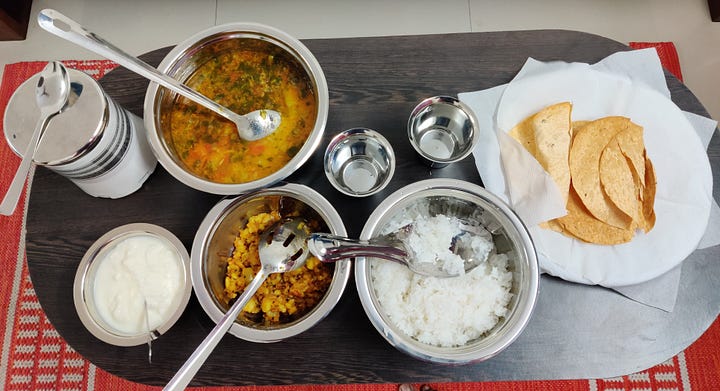 From peeling garlic to serving a full-fledged home meal :) 