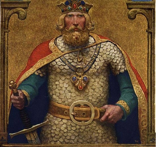 The cloak of the legendary King Arthur is said to have the ability to make its wearer invisible The cloak of the legendary King Arthur is said to have the ability to make its wearer invisible