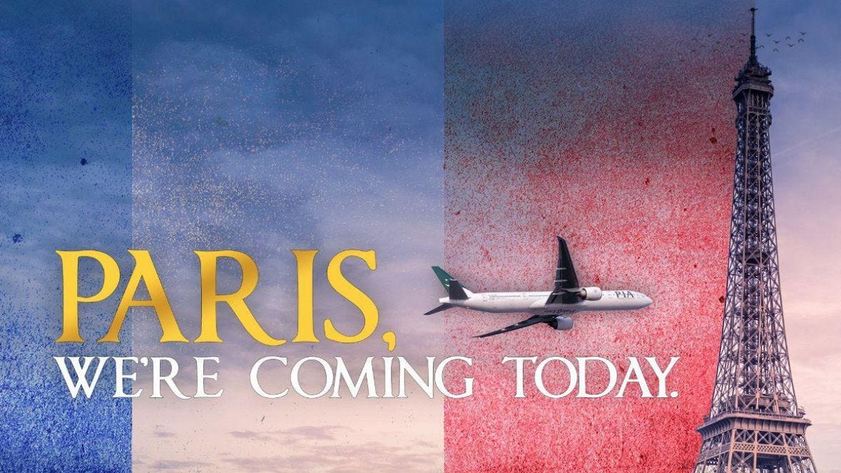 Dismay, ridicule over Pakistan Airlines 'tone deaf' ad campaign for flights  to France | Euronews