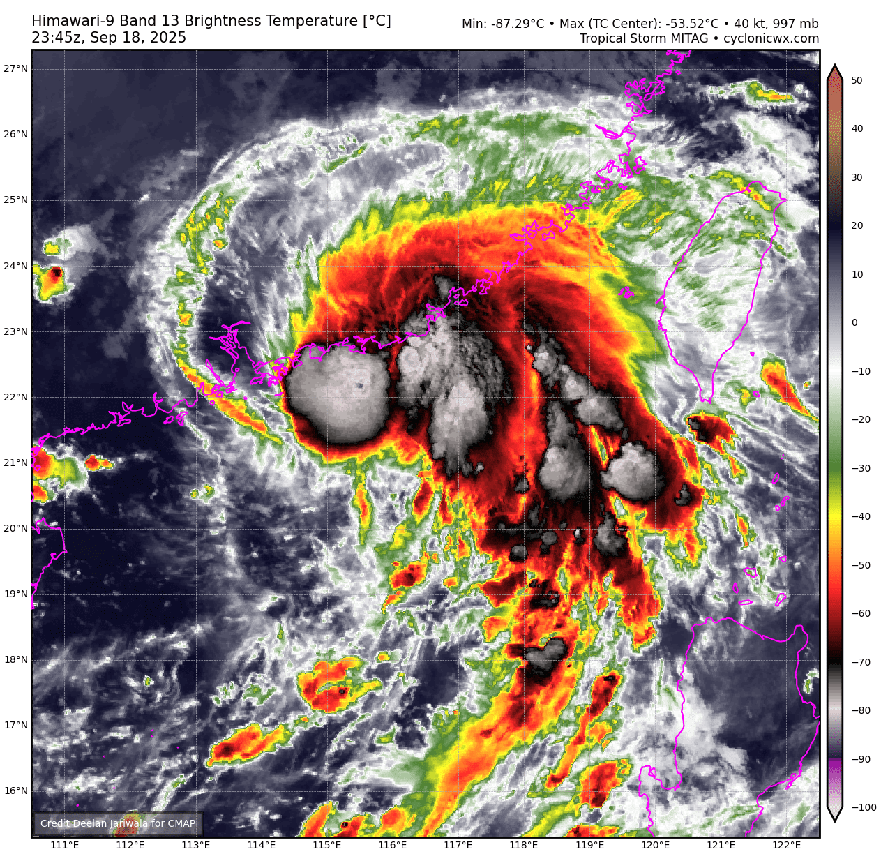 Invest 90W satellite image