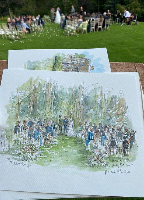 Sketches from live events