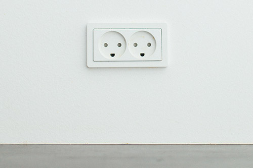 2 electrical outlets that kinda look like faces 2 electrical outlets that kinda look like faces
