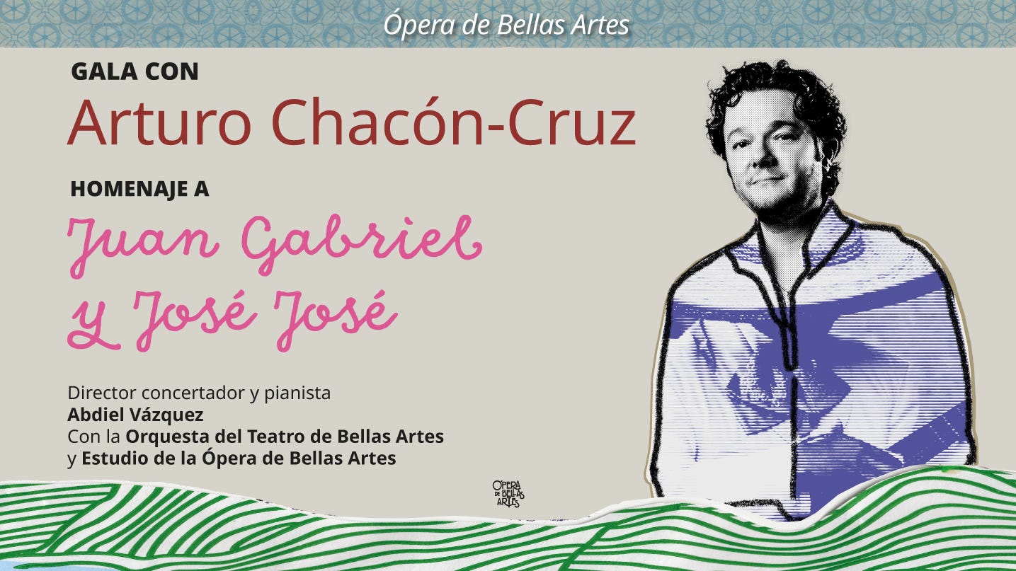 Juan Gabriel José José tribute Bellas Artes