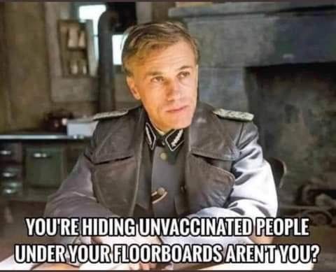 Dr. Fauci (Parody) on Twitter: "@RightWingCope It's impossible to hide  unvaccinated people under the floorboard because they won't shut up about  not getting the vaccine" / Twitter