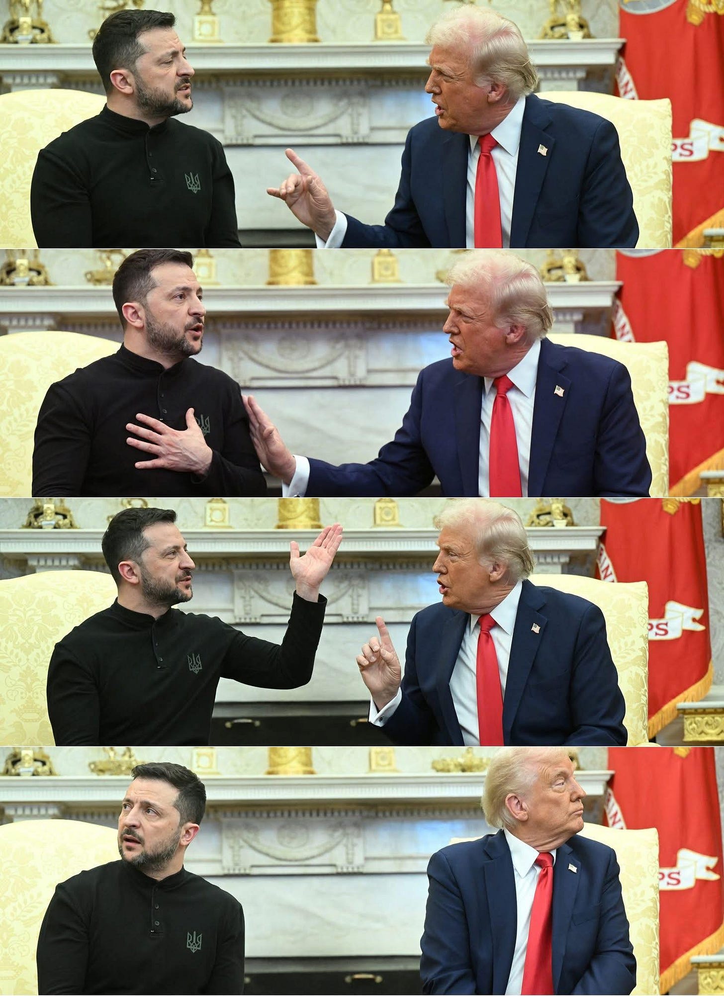 May be an image of 8 people, the Oval Office and text