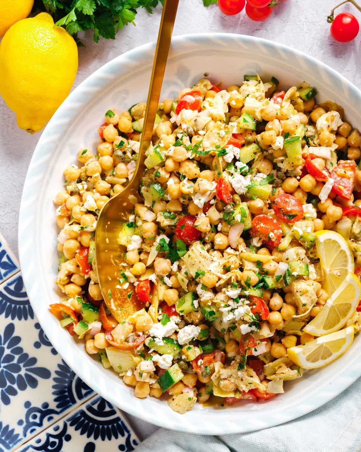 Mediterranean Chickpea Salad Mediterranean Chickpea Salad