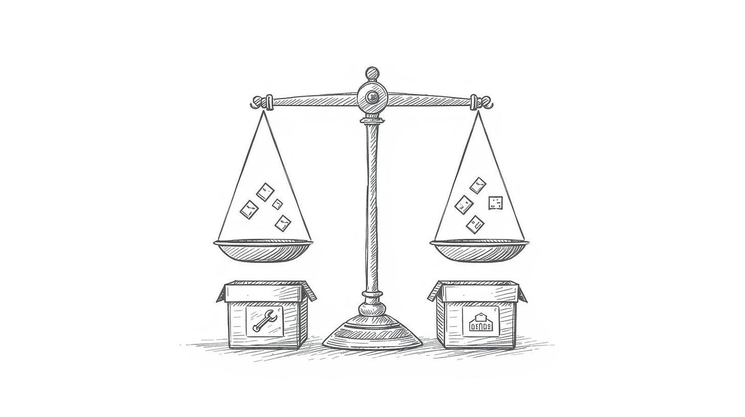 Balance sorting feedback cards into changeable and situational collection boxes