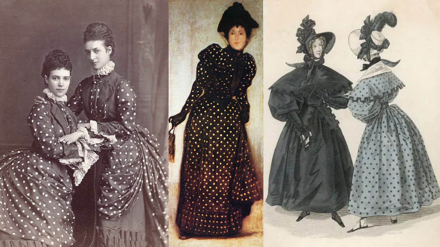 when were polka dot dresses popular Fashion Trends Always Classic Always New Polka Dots