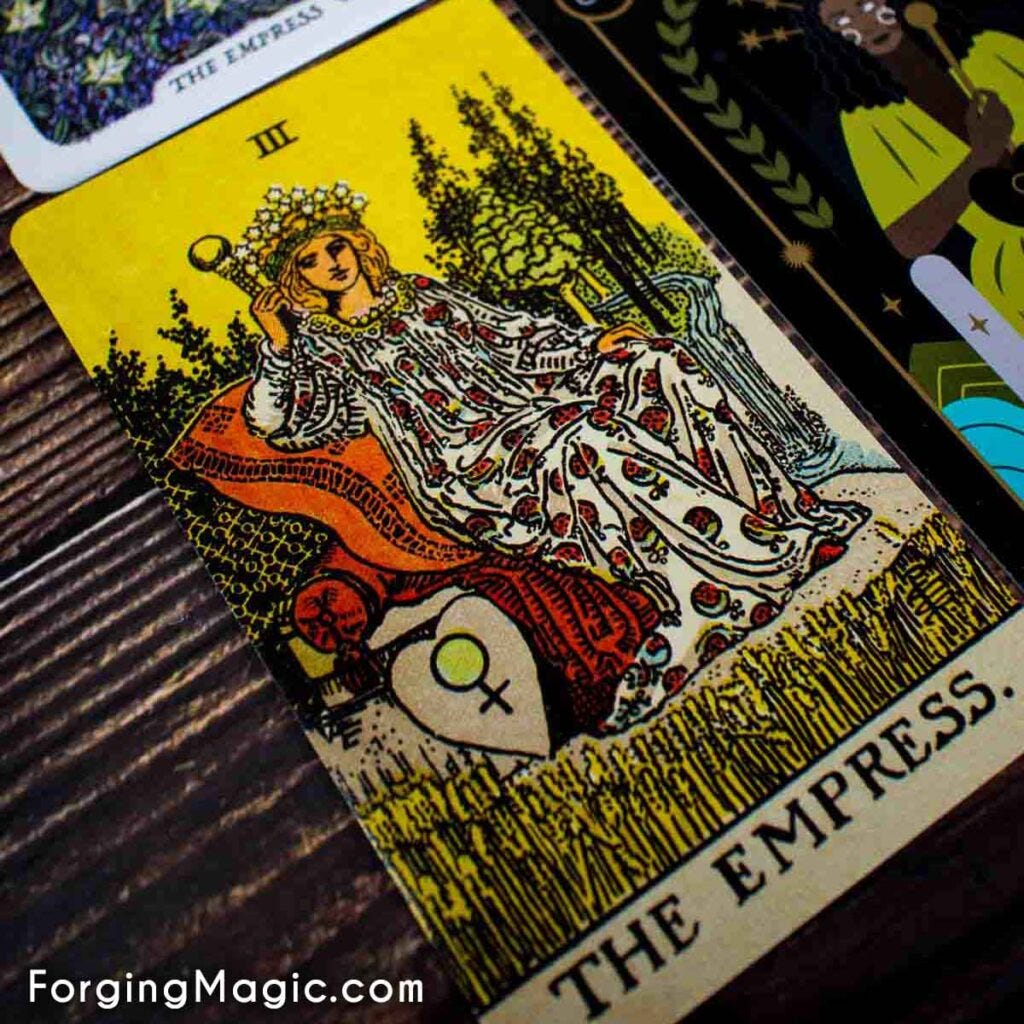 The Empress Tarot Card The Empress Tarot Card