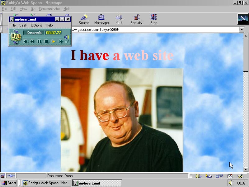 Rhizome > blog > I (No Longer) Have a Web Site: Access, Authenticity, and  the Restoration of GeoCities