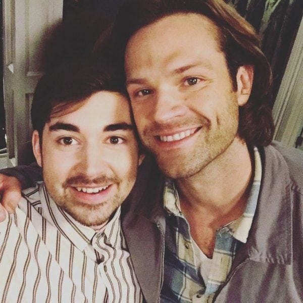 tim carlson with supernatural jared padalecki movie tv tech geeks interview tim carlson with supernatural jared padalecki movie tv tech geeks interview