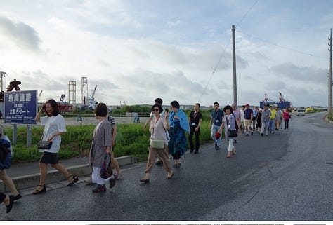 Leaders from the Asia-Pacific practicing listening together in Okinawa