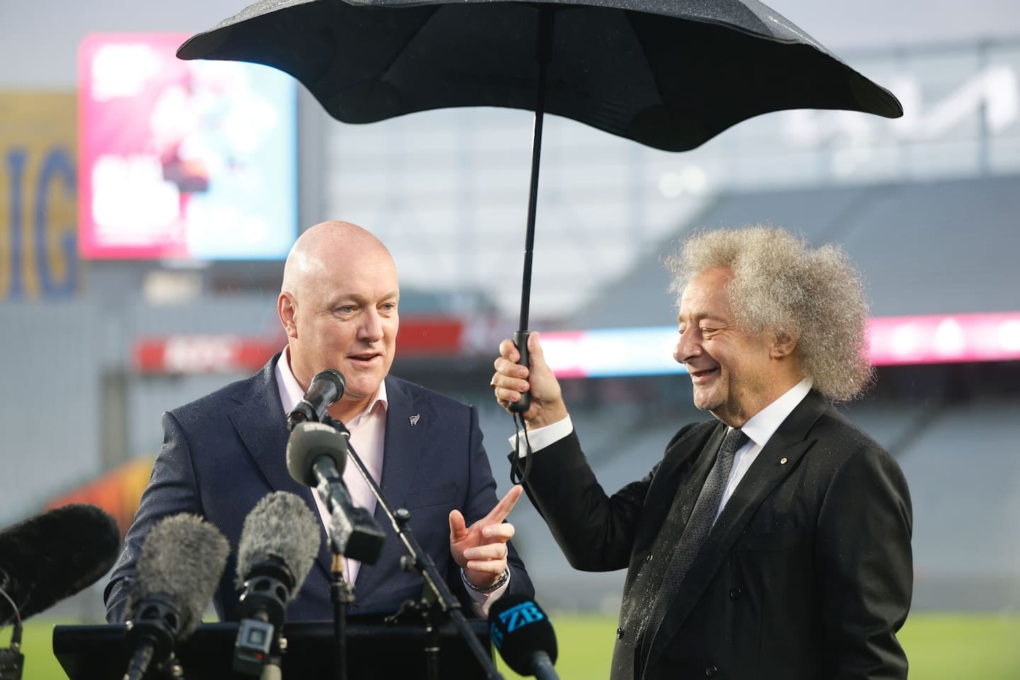 Prime Minister Christopher Luxon and others confirmed the details of the State of Origin fixture in a press conference at Eden Park. Prime Minister Christopher Luxon and others confirmed the details of the State of Origin fixture in a press conference at Eden Park.
