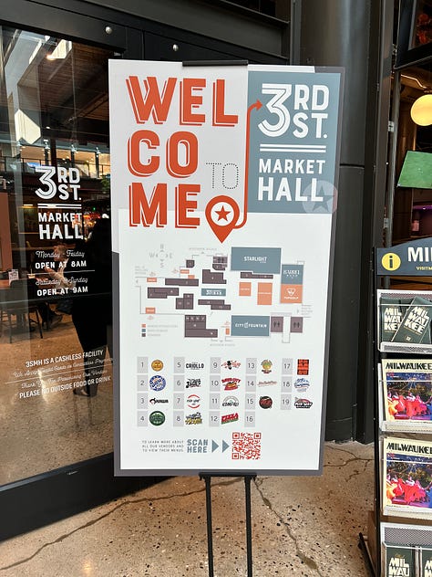 Games, hall, signs, tables, chairs