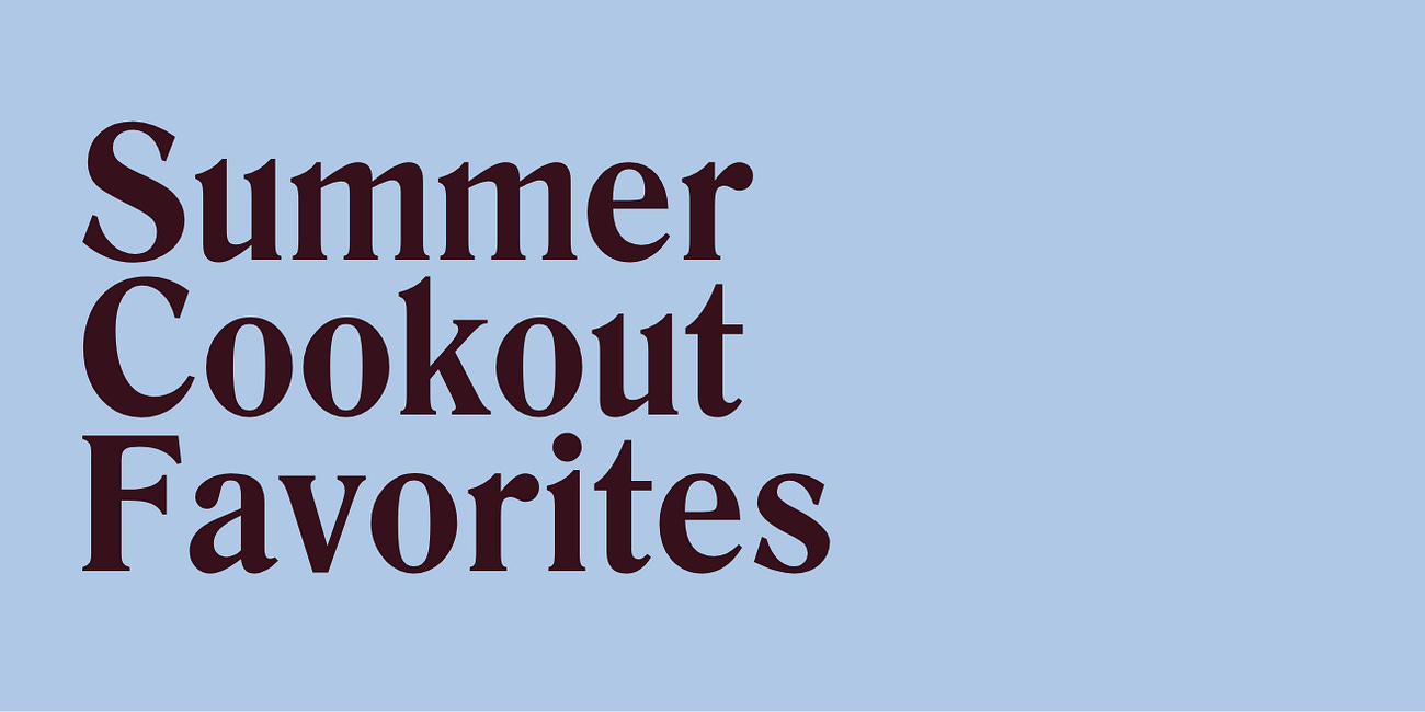 Summer Cookout Favorites 